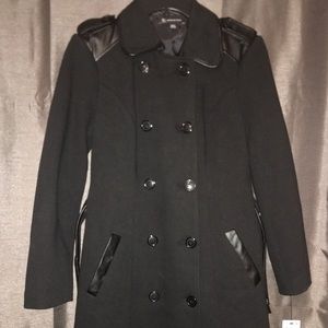 I.N.C (International Concepts) black trench coat